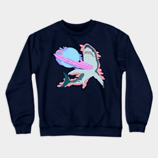 Space Shark v1 Crewneck Sweatshirt